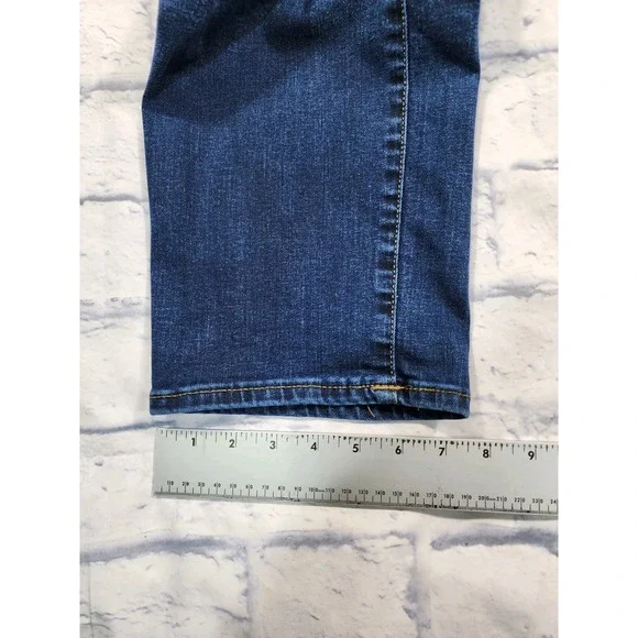 Lucky Brand MENS SIZE 40X30 Jeans Dark Blue 410 Athletic Straight Denim Stretch - Picture 4 of 15